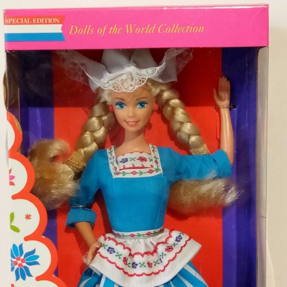 Dutch Barbie #11104 Vintage Mattel 1993 Dolls of the World MINT-NRFB Spcl Ed - Picture 9 of 11